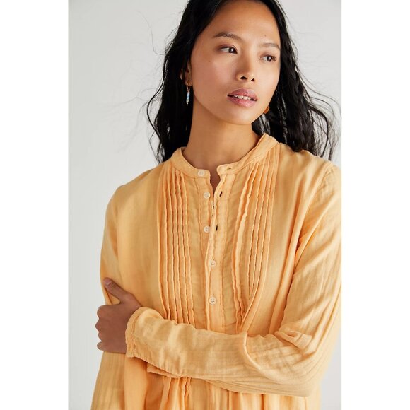 CP Shades  x Free People Yoko Womens Size Medium Button Long Sleeve Tunic Dress - Picture 6 of 15